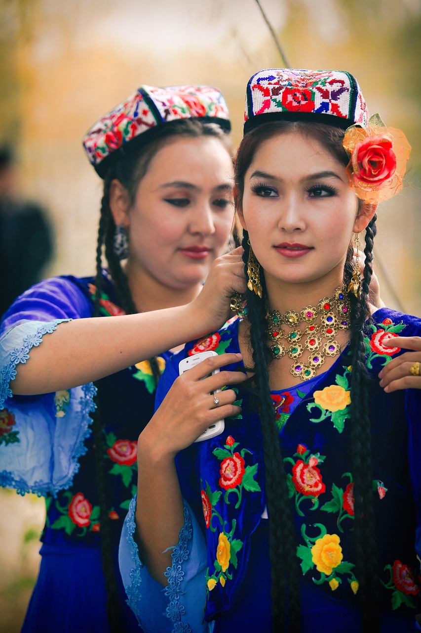 xinjiang, women, traditional clothing, portrait, tribe, asian, china, xinjiang, xinjiang, xinjiang, xinjiang, xinjiang, china